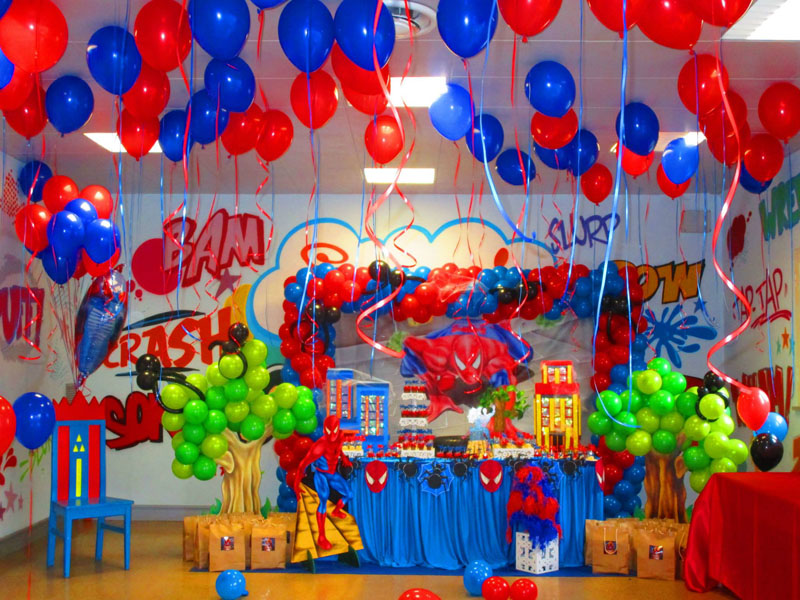 Palloncini Spiderman Per Feste Bambini - Kit Decorazione Compleanno - Foto 2